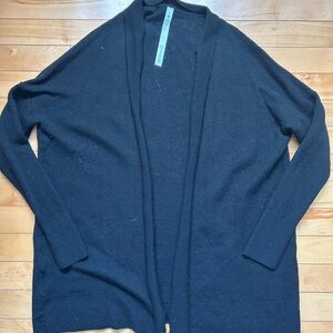 Lululemon Athletica Black Cardigan Sweater with V-Neck